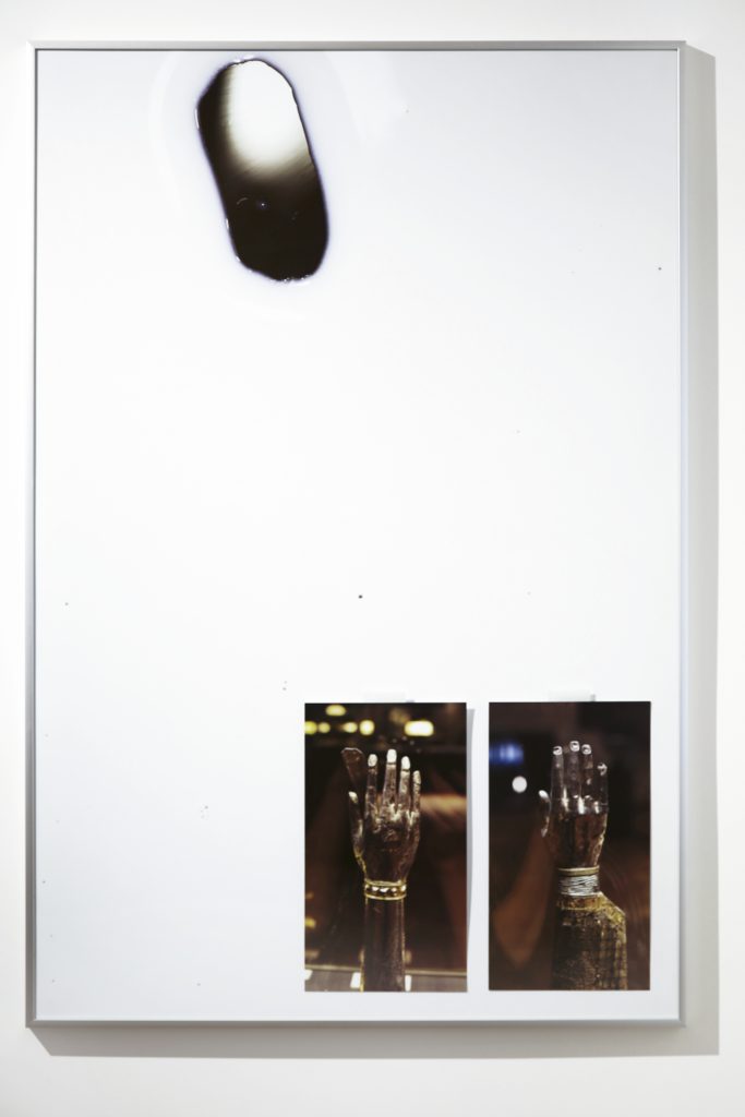 Laura Schawelka, Untitled (Hands) 3, 2016, archival inkjet prints, 24 x 36 inches.